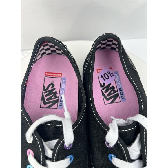 VANS Authentic Skate Pride Mens Size 10.5‎ Womens 12 Rainbow Casual Shoes NEW main image 2